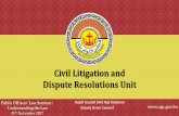 Civil Litigation and Dispute Resolutions Unit Site Pages... · Public Officers’ Law Seminar: Understanding the Law 11th November 2017 Bad Debts AGC advice: Debtor cannot be found;