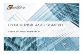 CYBER SECURITY WORKSHOP · Control Assessment Deliverable • The assessment results employ 1-5 maturity scale; 1 being the least mature (Initial or Ad-Hoc) and 5 being the most mature