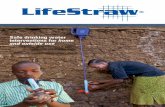 Safe drinking water interventions for home and …...Water filters have been shown to be the most effective interventions amongst all point-of-use water treatment methods for reducing