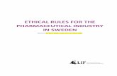 ETHICAL RULES FOR THE PHARMACEUTICAL INDUSTRY IN SWEDEN€¦ · PHARMACEUTICAL INDUSTRY IN SWEDEN Revised 16 April 2020, valid from 01 May 2020 . 2 ... Indirect transfers of value