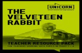THE VELVETEEN RABBIT - Unicorn Theatre VELVETEEN RABBIT...The Velveteen Rabbit longed to become real, to know what it felt like. One evening the Boy couldn’t find his China Dog,