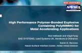 High Performance Polymer-Bonded Explosive Containing ...proceedings.ndia.org/5550/monday_briefings/hollands.pdf · BAE SYSTEMS, Land Systems UK, Munitions & Ordnance Karen S. Burrows