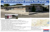 Medical/Dental Office for lease...5615 Manzanita Avenue, Suites B and C, Carmichael, CA 95608. The information contained herein has been obtained from sources deemed to be reliable.