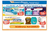 TRUST GUARDIAN FOR GREAT SAVINGS · 2017-05-09 · 2 SPEND $1 GET 1 POINT 250 POINTS $5 OFF ‡ JOIN GUARDIAN CLUB INSTORE TODAY Savings calculated based on recommended retail price