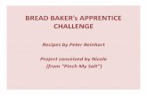 BREAD BAKERBAKERs’s APPRENTICE · BREAD BAKERBAKERs’s APPRENTICE CHALLENGE Recipes by Peter Reinhart Project conceived by Nicole (from “Pinch My Salt”)
