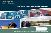 USDA Rural Development Rural Development Progress Repo… · around which a community can create jobs, attract homeowners, and build an economic future. Since 2009, RHS helped more