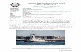 National Transportation Safety Board...IMTT Bayonne Pier A On August 1, 2015, at 2147 local time, the tank barge Double Skin 501 being pushed by the uninspected towing vessel Peter