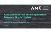 Association for Mineral Exploration- Minerals North Updatemineralsnorth.ca/images/uploads/pdf/Christine_O...• Christine Ogryzlo • Jill Pardoe • Andy Randell • Steve Robertson
