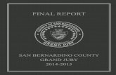 FINAL REPORT - cms.sbcounty.govcms.sbcounty.gov/Portals/27/2014-15-Final-Report.pdf · The 2014-2015 Grand Jury received 31 new complaints. Of those, nine complaints were assigned