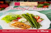 Cooking Classestops.graphics.grocerywebsite.com/G_Community/Apr_Jun_2017_CSC… · Bagel Boats, Cherry Tarts, Ranch Chicken Bake, Layered Taco Salad, Loaded Rigatoni, Berry Cobbler