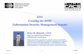 #211 Creating the ISMS System) Management Security ... · Session 211 3 28.3.2000 Creating the ISMS An expansion of the IBAG Framework for Commercial IT-Security Members (1994/95)