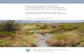 Aquatic invertebrate communities of lowland wetlands in ... · 6 Suren & Sorrell—Aquatic invertebrate communities of lowland wetlands 1. Introduction High biodiversity value is