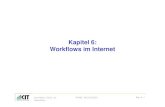 Kapitel 6: Workflows im Internet · 2010-11-26 · Jutta Mülle / Silvia von Stackelberg WfMS - WS 2010/2011 Kap. 6- 1 Kapitel 6: Workflows im Internet