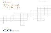 Move Thermal Products Thermal Products · Thermal Products Stamped Heat Sinks and Thermal Link Retainers Stamped Heat Sinks and Thermal Link Retainers Stamped Heat Sinks CTS designs