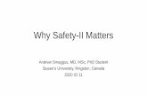 Why Safety-II Matters - Q Community · Why Safety-II Matters Andrew Smaggus, MD, MSc, PhD Student Queen’s University, Kingston, Canada 2020 02 11. ... My Journey Through Healthcare