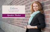 Speaker Packet - Katrina Sanders€¦ · Speaker Packet. Presentations As a dental professional with a drive and passion for the advancement of preventive care within the community,