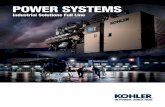 POWER SYSTEMS - Kinsley Group€¦ · KOHLER REMOTE ANNUNCIATOR Remote monitoring and testing of transfer switches KOHLER PARALLELING SWITCHGEAR Low and medium voltage KOHLER DECISION-MAKER