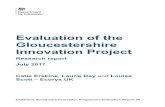Evaluation of the Gloucestershire Innovation Project · Overview of the project 10 Overview of the evaluation 11 Limitations of the evaluation, and future evaluation 13 Key findings