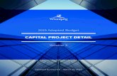 CAPITAL PROJECT DETAIL - Winnipeg€¦ · Capital Projects Summary . 2019 Adopted Capital Budget And 2020 to 2024 Five-Year Forecast . Notes: 1. In the attached Capital Projects Summary,