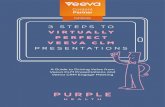 VIRTUALLY PERFECT VEEVA CLM - purple.agency...everything from your presentation. But if what they do take away is the right messages, you’re onto a winner. Stick to 3–5 core messages