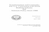 Transformation and Continuity: The U.S. Carbonated Soft ...conlinmi/teaching/MBA814/softdrink.pdf · The U.S. Carbonated Soft Drink Bottling Industry and Antitrust Policy Since 1980