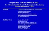 Use of Classical and Molecular Technologies for Developing ... · Project No: 6054-42000-025-00D Use of Classical and Molecular Technologies for Developing Aflatoxin Resistance in