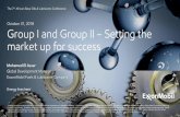 October 31, 2018 Group I and Group II – Setting the market ... · market up for success October 31, 2018 The 7th African Base Oils & Lubricants Conference Mohamed El Assar Global