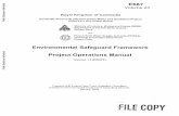 Environmental Safeguard Framework Project Operations Manual...Industry, Mining and Energy (MIME), and the Phnom Penh Water Supply Authority (PPWSA), Kingdom of Cambodia. The MIME component