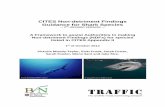 CITES Non-detriment Findings Guidance for Shark Species · Article IV.6(a) (Introduction from the sea) for CITES Authorities dealing with the export of products from Appendix II-listed