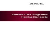 Pentaho Data Integration Naming Standards · PDI Organization and Naming Conventions ... variable determining whether the run is the initial load, the job entry name should be se-
