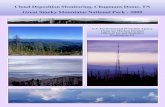 Cloud Deposition Monitoring, Clingmans Dome, TN …Cloud Deposition Monitoring – Clingmans Dome, TN – Great Smoky Mountains National Park – 2009 2 MACTEC Engineering and Consulting,