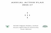 Annual Action Plan 2016-17 - KVK, Jorhatkvkjorhat.nic.in/docs/ActionPlan201617.pdfTransplanting time -June – July, Duration: 150-155 days RARS, North Lakhimpur, AAU Sali rice 02