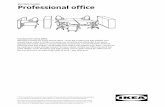 BUYING GUIDE Professional office - IKEA · 2019-10-14 · *English, German, French, Italian, Spanish, Japanese, Chinese, Korean. 5 With BEKANT and IDÅSEN sit/stand underframe you