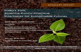 Science-Policy-Practice Interfaces for Sustainable Futures...Debottam Saha, and Suchismita Das. The organisers are thankful to them and to Dinesh Balam, Mantu Das, Anjul Chaudhuri