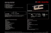 OGU 021 P3K-TSSLmedia.automation24.com/datasheet/it/100548.pdf · 201245 © di-soric | Subject to modifications | 07/08/13 | Page 1 (1) OGU 021 P3K-TSSL Fork Light Barrier di-soric