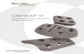GRIPTION TF - CORAIL PINNACLE · PINNACLE Cancellous Bone Screw 5.5 mm GRIPTION TF Locking or 5.0 mm Peripheral Non-Locking Screws Oversized through-holes on the Shims allow for the