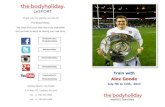 TheBodyHoliday Alex Goode...engaging participants in beach rugby, fitness classes and a wide range of activities for Wellfit Families 2014. Alex Goode The WellFit Families Schedule