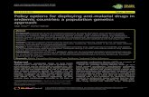 Policy options for deploying anti-malarial drugs in ...archive.lstmed.ac.uk/3378/1/1475-2875-11-422.pdf · Policy options for deploying anti-malarial drugs in endemic countries: a