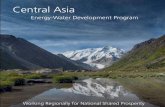 Energy-Water Development Program - World Bank · The Benefits of Smart Management of Natural Resources Change of Water Availability in Central Asia Europe Central Asia 8.4 5.9 2.55