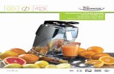 AutomAtic citrus Juicer With Lever #10 The ... · . eAsY to use • the automatic citrus juicer with lever #10 is the ideal product to make juice by glass • It is equipped with