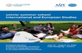 univie: summer school International and European Studiesff.ues.rs.ba/files/docs/users/Urednik/SHS_Summer... · 24 Program Overview, Campus, Accommodation, Meals 25 Service and Facilities,