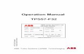 neues Deckblatt mit Textbaustein - ABB Group€¦ · manual. It may be used only for the int ended purpose and operated in compliance with the operation manual. Malfunctions which