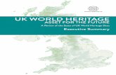 UK WORLD HERITAGE · UK’s World Heritage Sites. 2. UK World Heritage Fund – A fund should be established, bringing together public funds and philanthropic contributions, specifically