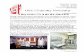 OSU Chemistry Newsletter...Department of Chemistry Oregon State University Corvallis, OR 97333 (541) 737-2081 OSU Chemistry Newsletter Volume 27- Fall 2007 A Day in the Life of the