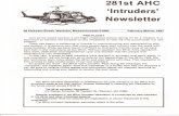 281st AHC Vol 1... · 2014-02-17 · 281st Al-IC 'Intruders' Newsletter 38 Pleasant Street, Wenham, Massachusetts 01984 PRE-FLIGHT February-March, 1987 Just as we would conduct a