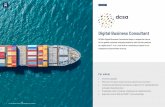 Digital Business Consultant · 2020-02-27 · The container shipping industry faces challenges such as digitization, complex regulations, cybersecurity, and sustainability. These