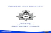 Police Staff Information Pack Digital Specialist –Hardware · Information Pack Digital Specialist –Hardware. Origins Founded by Sir Robert Peel in 1829, ... COMMANDER ADRIAN USHER