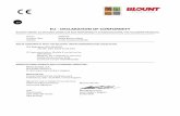 EU - DECLARATION OF CONFORMITY · 2020-03-30 · Certificate number C6387BESA/RO _____ MANUFACTURER ADDRESS AND AUTHORIZED SIGNATURE: Blount Europe, S.A. Rue Emile Francqui 5 B-1435