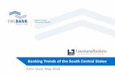 Banking Trends of the South Central States Hunt - Banking Trends of the South Central... · Office of FHLBanks Finance Advances Members Investors / Dealers Debt Securities FHLBank