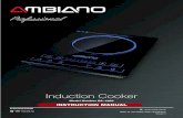 Ambiano Professional Induction Cooker IB Set 2016 · 2017-07-06 · • After you have selected the cooking time, wait for a few seconds before the induction cooker automatically